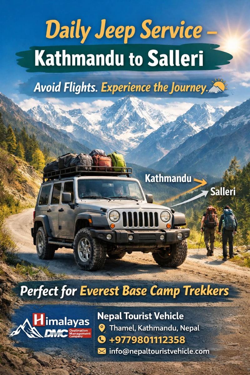 Daily Tourist Vehicle Service in Nepal